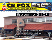 Tablet Screenshot of cbfox.com